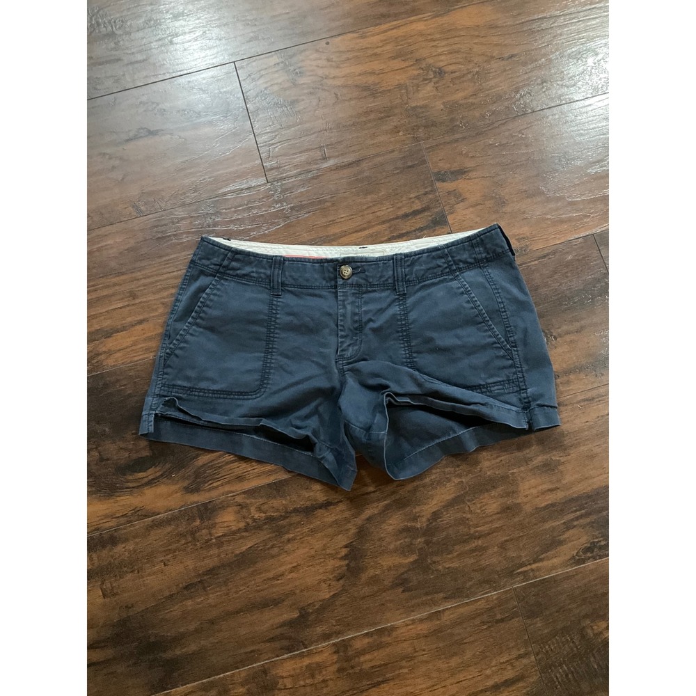 Old Navy Perfect 3.5 Shorts Low Rise Size 8 Navy
